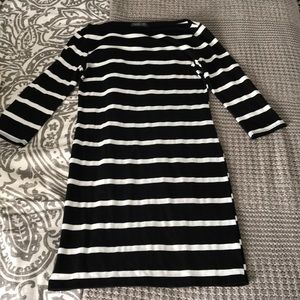 Black & White Striped Dress